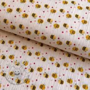 Mussola/Doppia garza Bee mine design A