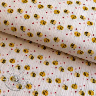 Mussola/Doppia garza Bee mine design A