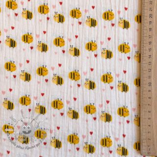 Mussola/Doppia garza Bee mine design A