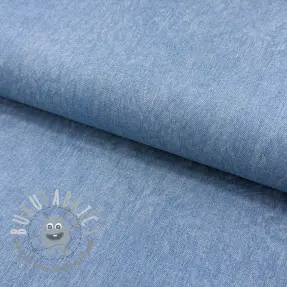 JEANS DENIM HEAVY Animal printed light blue