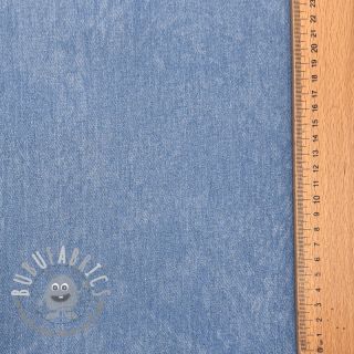 JEANS DENIM HEAVY Animal printed light blue