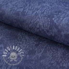 JEANS DENIM HEAVY Animal printed dark blue