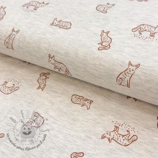 Úplet Hidden foxie ecru melange