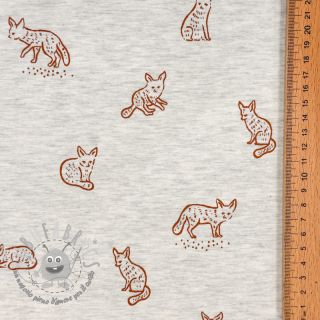 Úplet Hidden foxie ecru melange