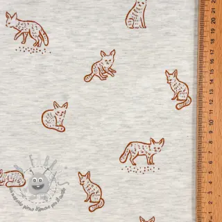 Úplet Hidden foxie ecru melange