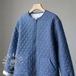 Tessuto trapuntato JEANS dark blue