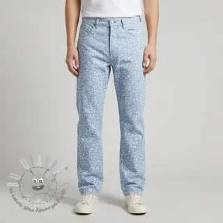 JEANS DENIM Leopard light blue