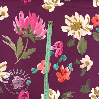 Felpa NERIDA HANSEN Colette plum digital print