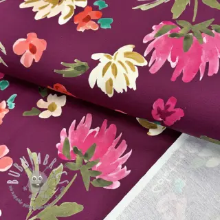 Felpa NERIDA HANSEN Colette plum digital print