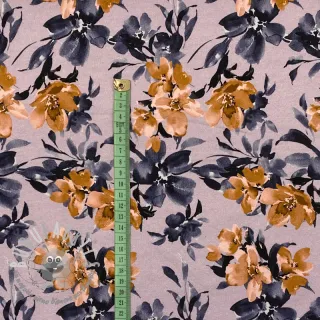 Felpa Huge flowers lilac digital print