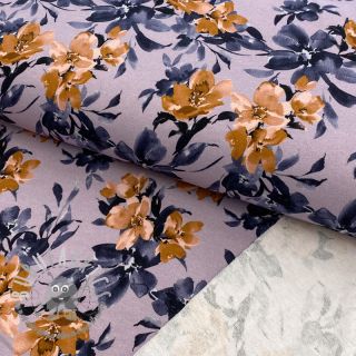 Felpa Huge flowers lilac digital print