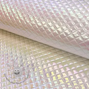 Tessuto trapuntato Fancy diamonds offwhite