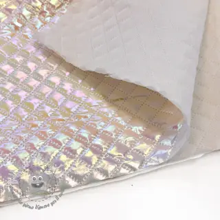 Tessuto trapuntato Fancy diamonds offwhite