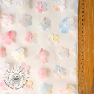 Tulle per TUTU RETRO Flowers light blue