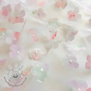 Tulle per TUTU RETRO Flowers lavender