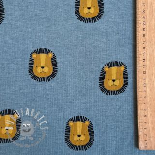 Felpa garzata Lions smoke blue melange