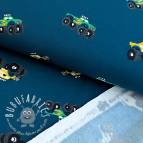 Felpa garzata SOFT Monstertruck indigo