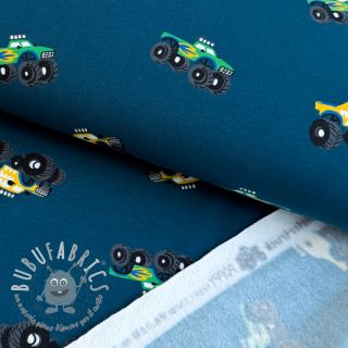 Felpa garzata SOFT Monstertruck indigo