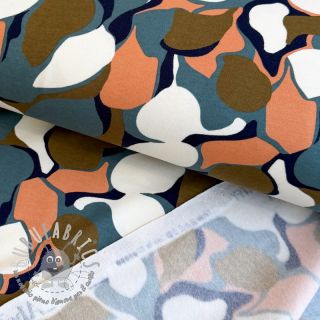 Felpa garzata SOFT Abstract nutmeg