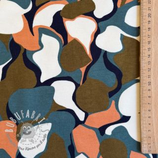 Felpa garzata SOFT Abstract nutmeg