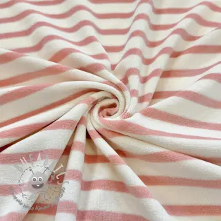 Peluche per neonati YARN DYED Stripe rose