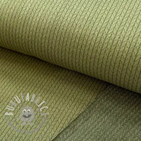 Maglia RECYCLED Cable khaki