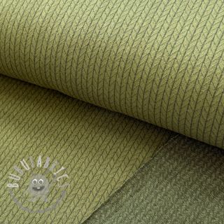 Maglia RECYCLED Cable khaki