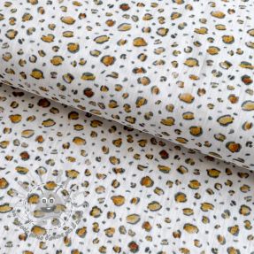 Mussola/Doppia garza Skin white digital print