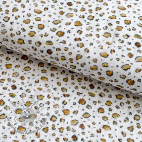 Mussola/Doppia garza Skin white digital print