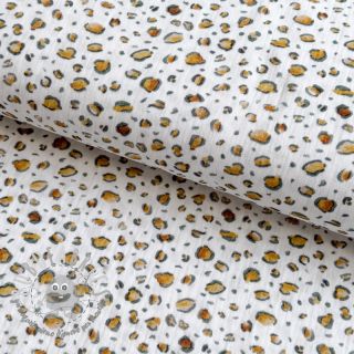 Mussola/Doppia garza Skin white digital print