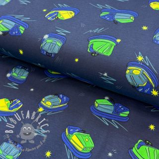 Jersey NEON Bumper cars midnight blue