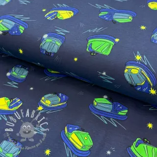 Jersey NEON Bumper cars midnight blue