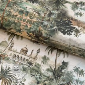 Tessuto decorativo Tropical forest sage digital print