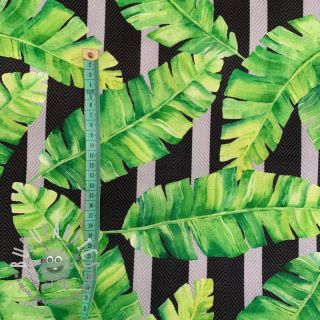 Tessuto decorativo con trattamento al teflon TROPICAL LEAF GARDEN