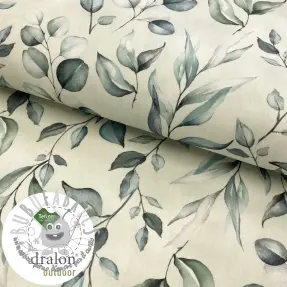 Tessuto decorativo con trattamento al teflon HANDPAINT PLANT LOVER