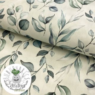 Tessuto decorativo con trattamento al teflon HANDPAINT PLANT LOVER