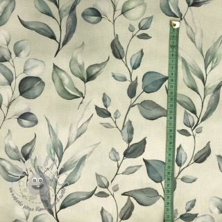 Tessuto decorativo con trattamento al teflon HANDPAINT PLANT LOVER