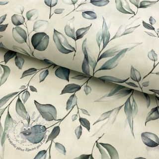 Tessuto decorativo con trattamento al teflon HANDPAINT PLANT LOVER