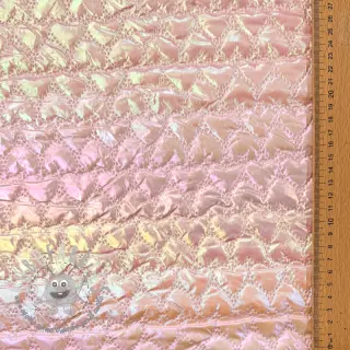 Tessuto trapuntato Fancy hearts light pink