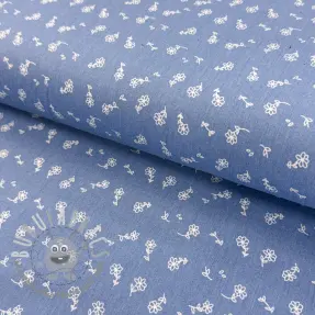 JEANS STRETCH Small retro flowers jeans