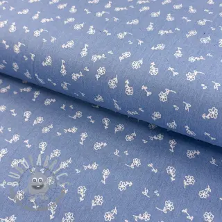 JEANS STRETCH Small retro flowers jeans