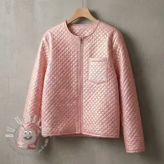 Tessuto trapuntato Fancy diamonds light pink