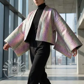 Tessuto trapuntato Fancy diamonds light blue