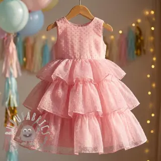 Tulle per TUTU DOTS pink