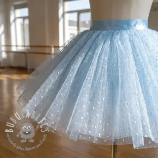 Tulle per TUTU DOTS light blue