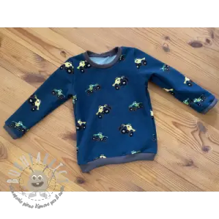 Felpa garzata SOFT Monstertruck indigo