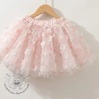 Tulle per TUTU RETRO Flowers lavender