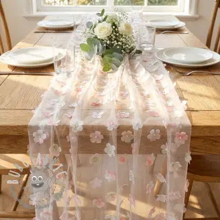 Tulle per TUTU RETRO Flowers lavender