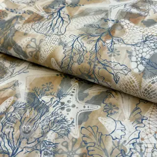 Tessuto di cotone VOILE Maritime digital print