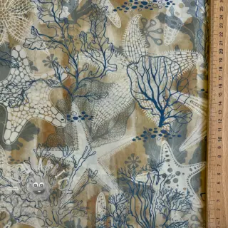 Tessuto di cotone VOILE Maritime digital print